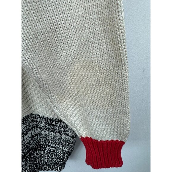 Vintage Neiman Marcus Exclusive Sweater Size S/M Intarsia Handknit Panda - Picture 7 of 8